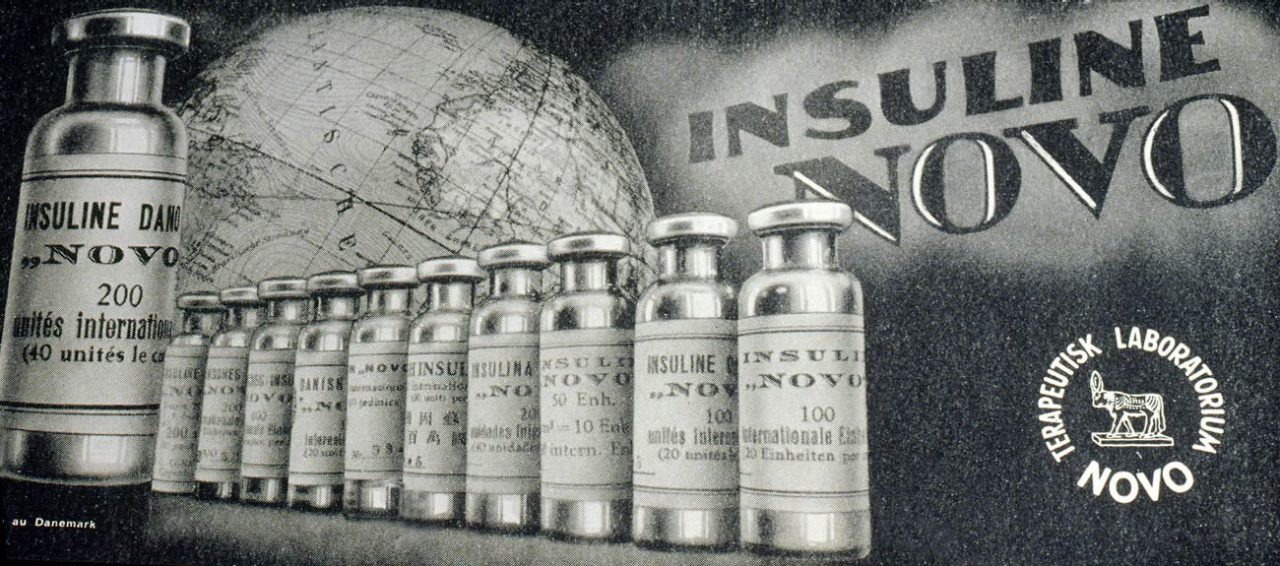 Insulin Novo-annonse i 1930.